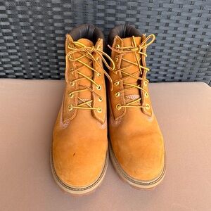 Timberland Brown and Orange Durable Boots